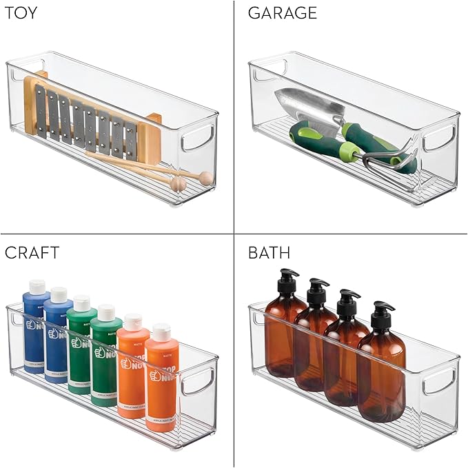 IDesign Plastic Stackable Pantry Bin