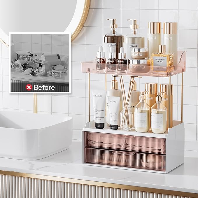 Bathroom Organizers and Storage, Grapefruit