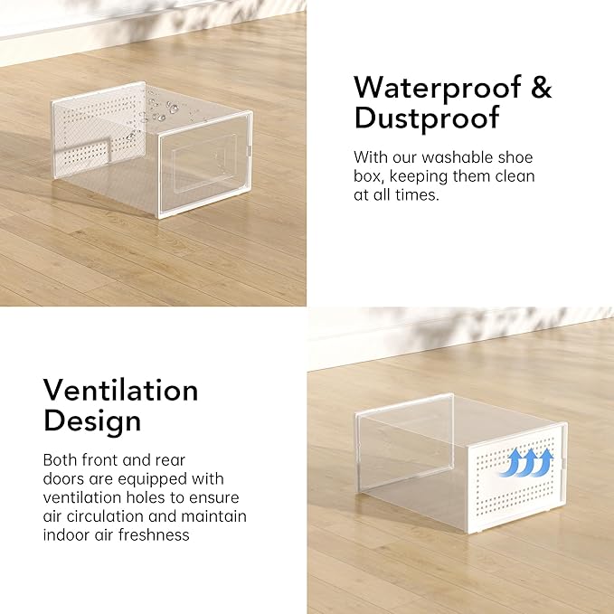 X-Large Shoe Storage Box, White