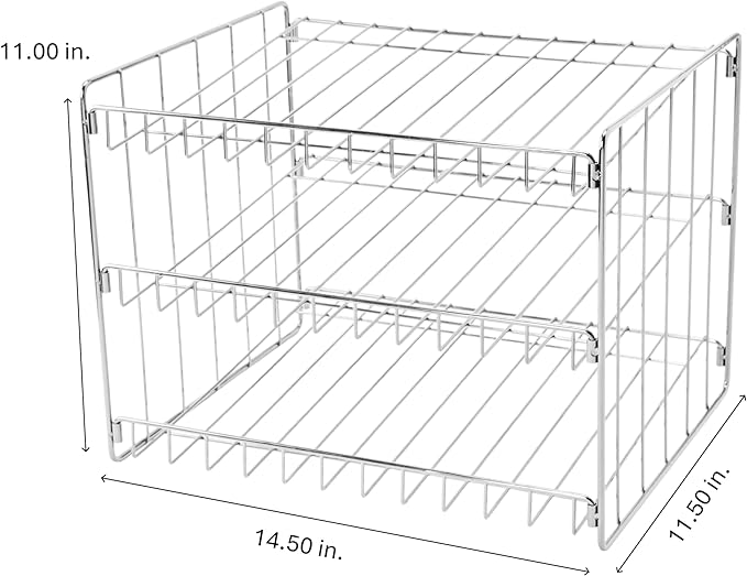 Kitchen Details 3 Tier Can Organizer, Freestanding Design