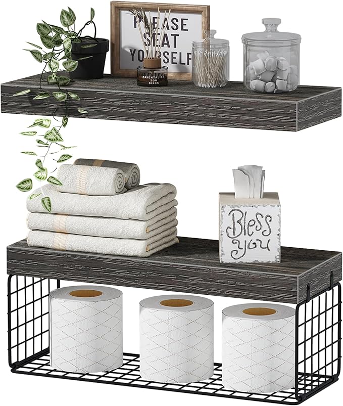 Bathroom Shelves Over Toilet, 019-GY2