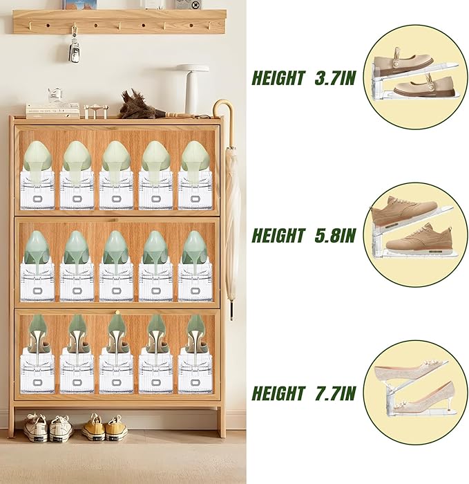 Shoe Slots Organizer, Transparent