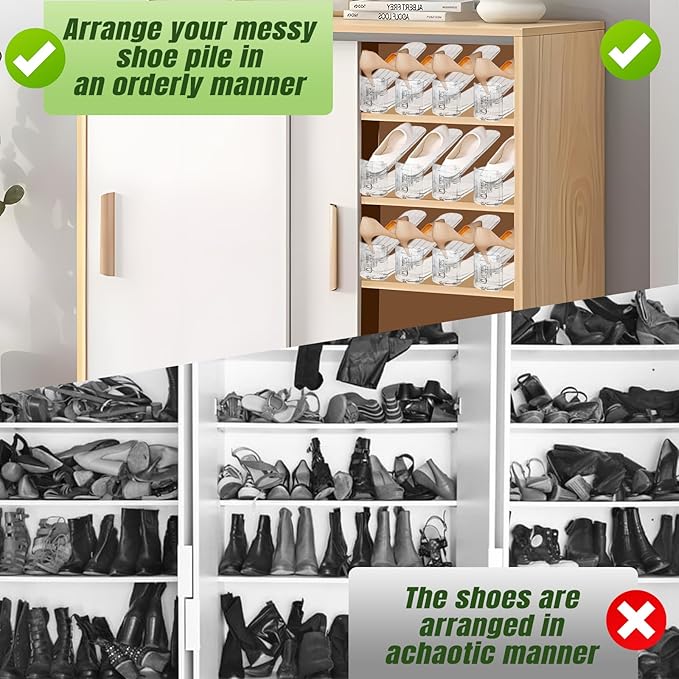 Shoe Slots Organizer, Transparent
