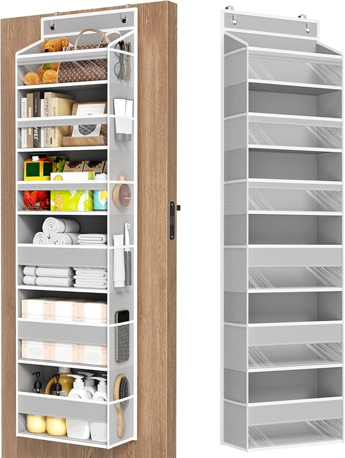 6 Tiers Over The Door Organizer, 1 Grey