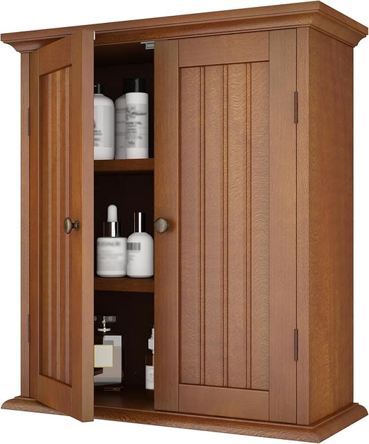 Bathroom Wall Cabinet, Over The Toilet Space Saver Storage Cabinet, Rustic
