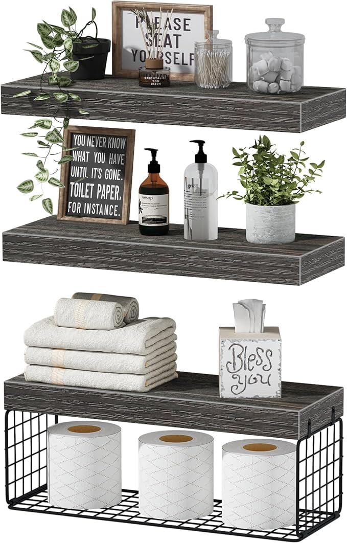 Bathroom Shelves Over Toilet, 019-GY3