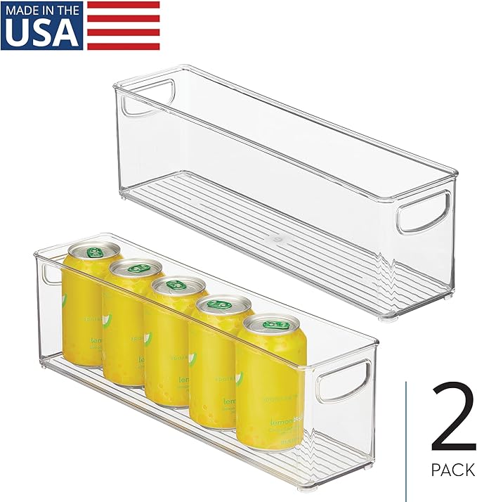 IDesign Plastic Stackable Pantry Bin
