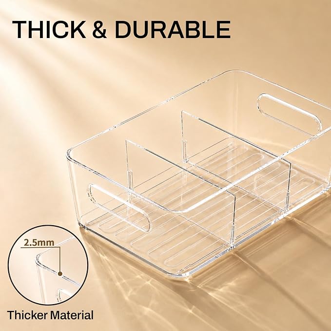 Pantry Organizers and Storage, 8 Pack Snack Organizer for Pantry Shelf