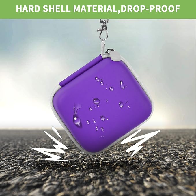 Hard Shell Travel Case for Foldable 3-in-1 Wireless Charger, Portable Storage Organizer for UCOMX/for Hicober/for Iseyyox/for LISEN Charging Station, Protective Bag for Cables & Adapters (Box Only)