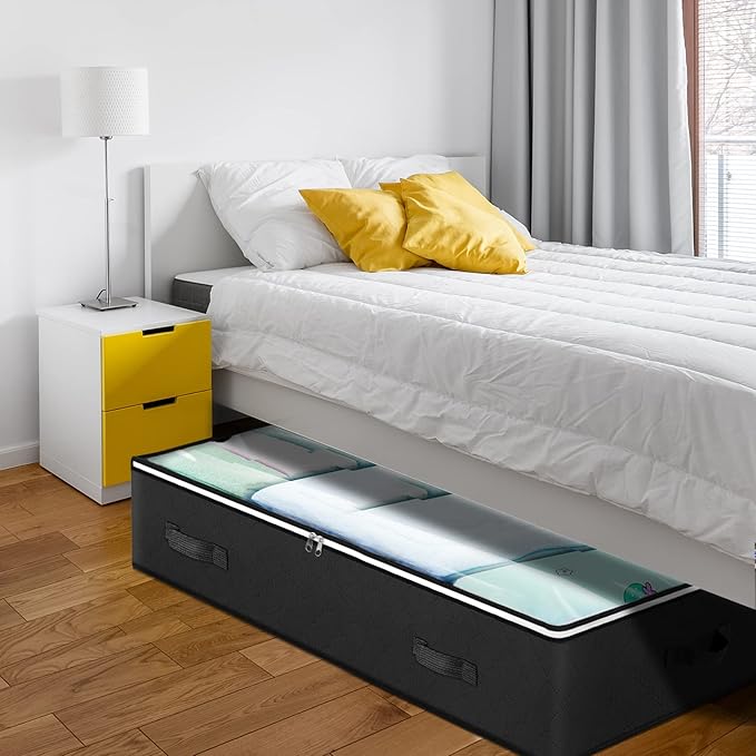 6 Pack Under Bed Storage Containers Organizer