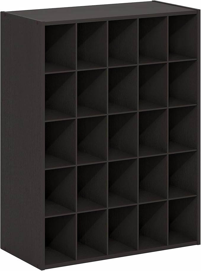 Furinno FANO Shoe Rack, 25-Cube Shoe Organizer, Stackable Shoe Storage