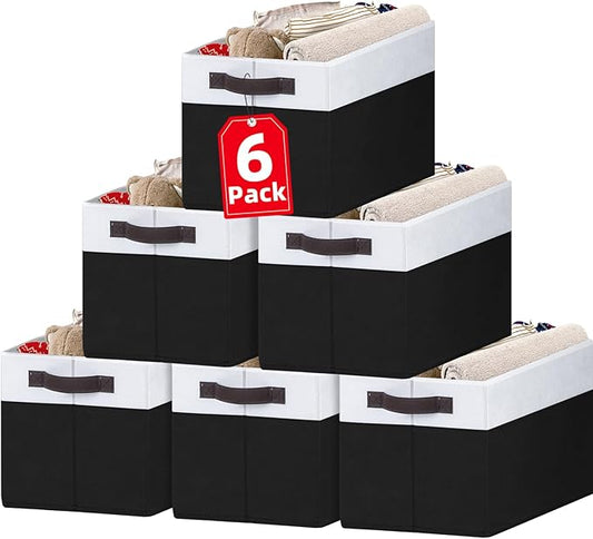 6 Pack Closet Organizers and Storage Bins