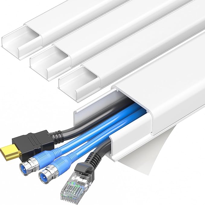 Cord Covers for 3-4 Wires on Wall