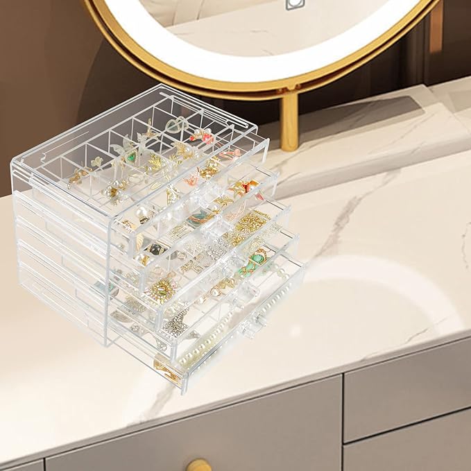 Clear Acrylic Jewelry Organizer