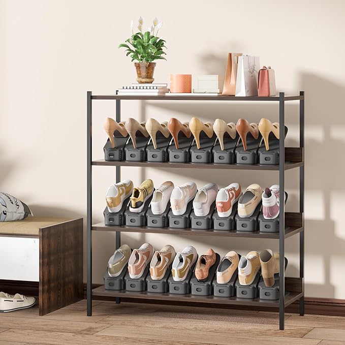 Shoe Slots Organizer for Closet, Shoe Storage Organizer Shoe Slots Organizer