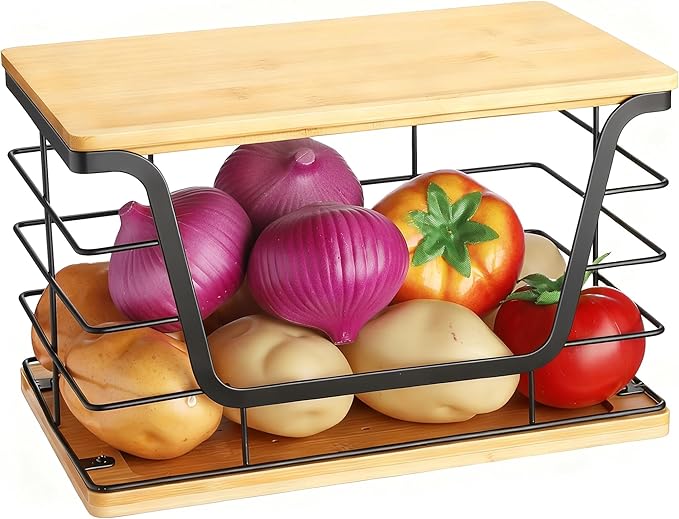 Large Wire Basket for Kitchen Pantry