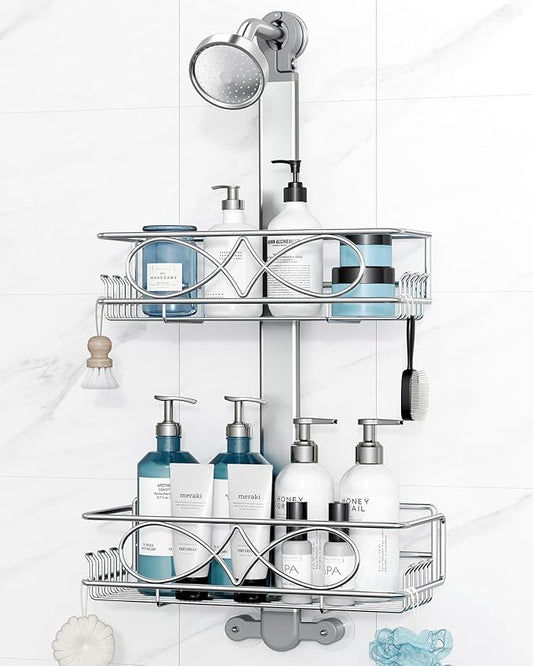 2 Tier Stainless Steel Anodized Aluminum