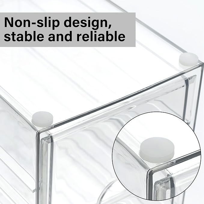 Acrylic Drawer Makeup Organizer with 10 Drawers