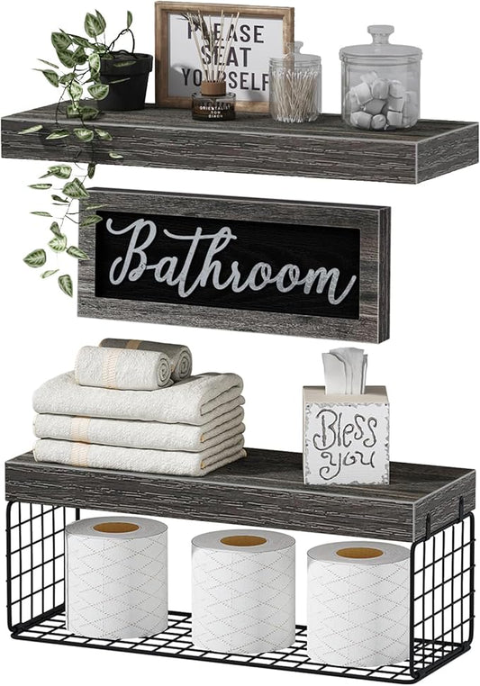 ‎Bathroom Shelves Over Toilet, 020GY