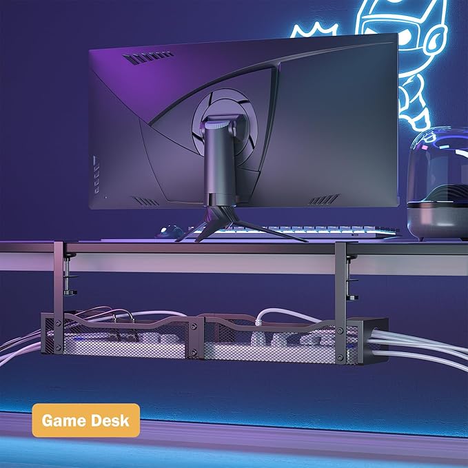 25'' Upgraded Under Desk Cable Management
