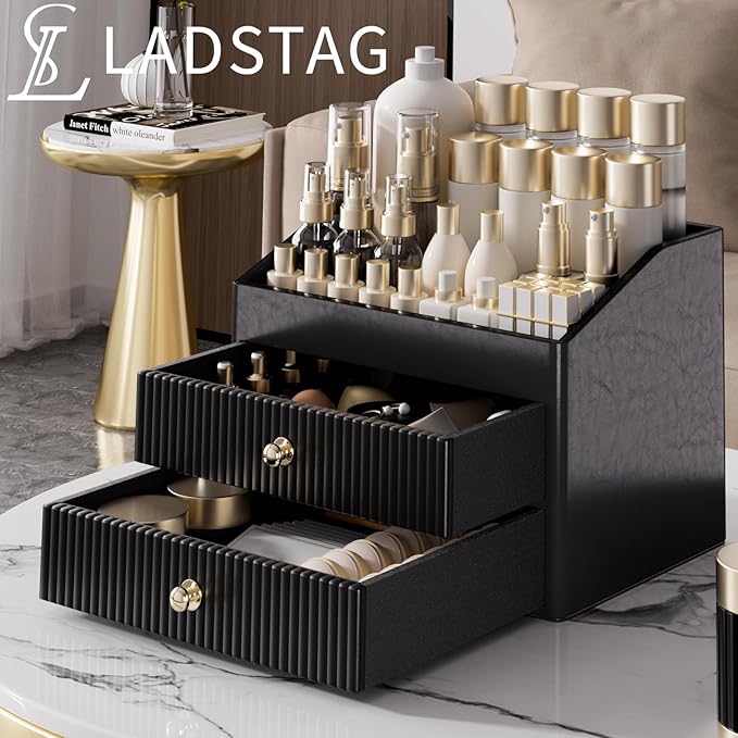 Make up Organizers for Vanity, Leather Makeup organizer for Vanity