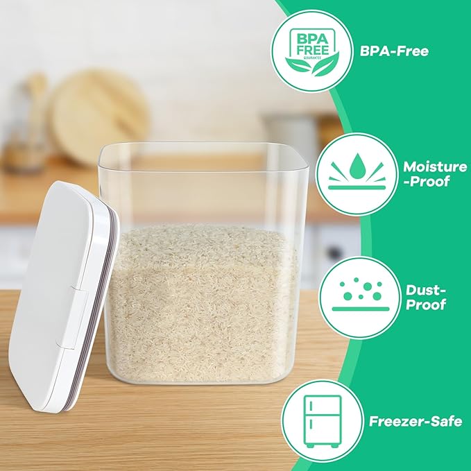 Rice Storage Container, 5.8 Qt