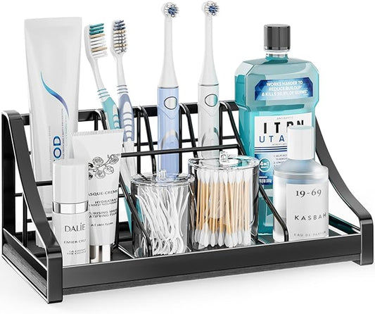 Toothbrush Holder Instant-Dry Organizer, Black