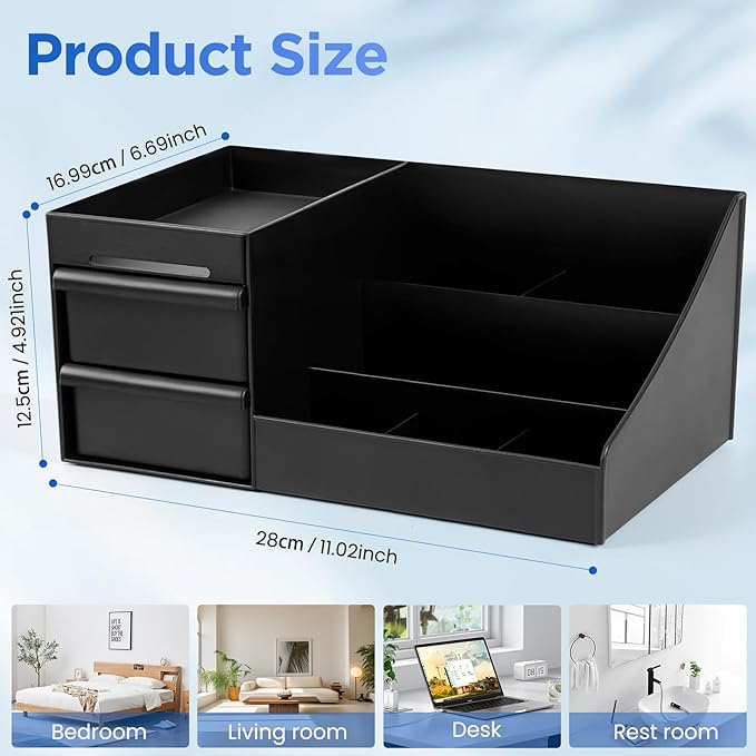 EXIN DECHEN Cologne Organizer for Men,Cologne Stand,Organizador de Perfumes,Dresser Organizer Countertop,Mens Bedroom Essentials,Room Decor for Mens,Gifts for Men,Fathers Day Gift for Dad