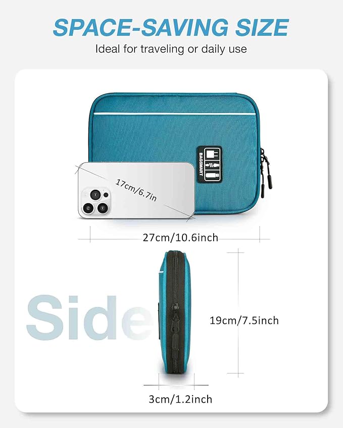 Large Electronics Organizer Travel Case