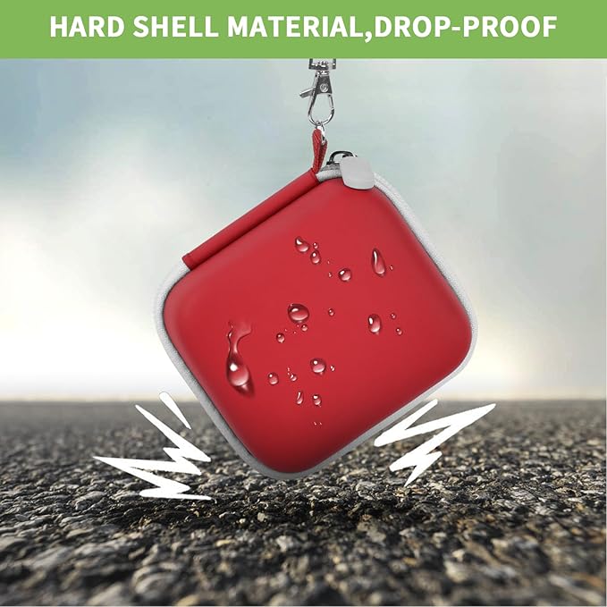 Hard Shell Travel Case for Foldable 3-in-1 Wireless Charger, Portable Storage Organizer for UCOMX/for Hicober/for Iseyyox/for LISEN Charging Station, Protective Bag for Cables & Adapters (Box Only)