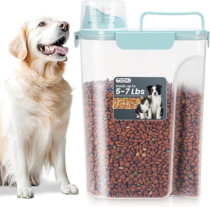 Upgraded Large Nozzle Cat Dog Food Storage Container BPA-free