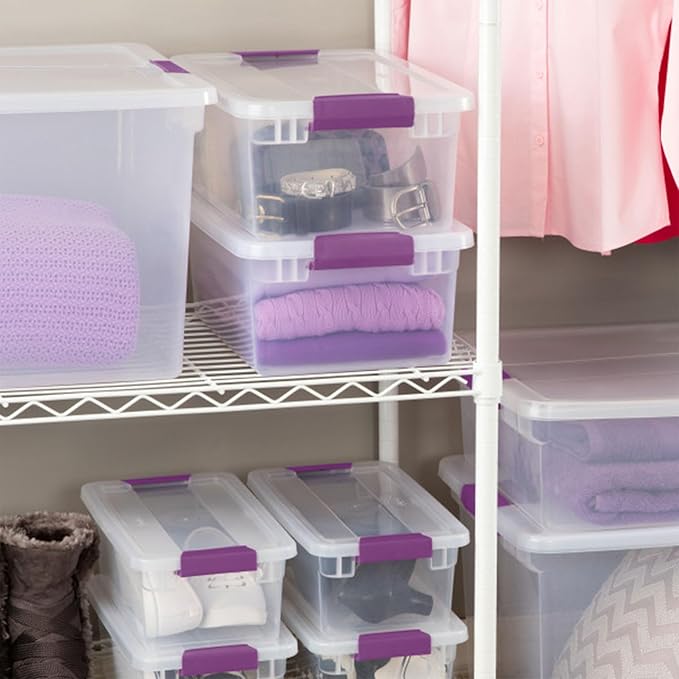36-Pack 15 Quart ClearView Latch Box