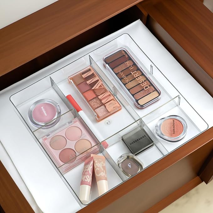 Adjustable Clear Drawer Organizer