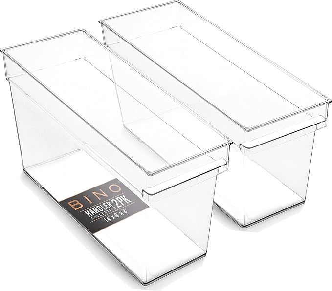 Plastic Storage Bins, Medium, Deep, THE HANDLER COLLECTION