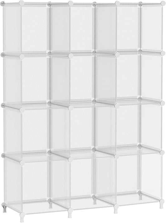 Cube Storage Organizer, Closet Organizers and Storage, 12 Cube Shelves Bookshelf