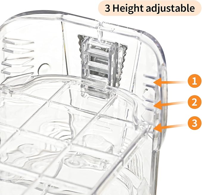Shoe Slots Organizer, Transparent - Silver, 12Pack