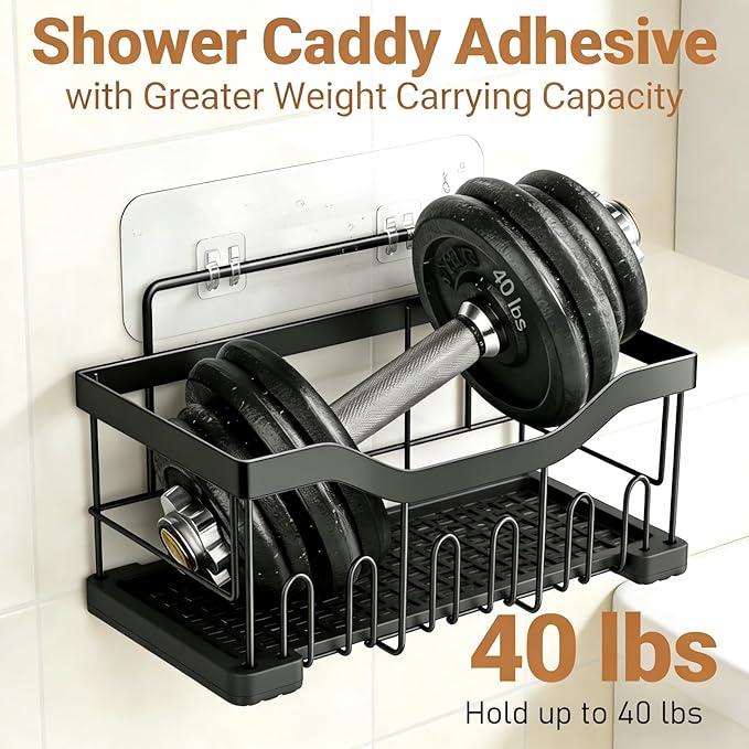 5 Pack Shower Caddy Adhesive Replacement