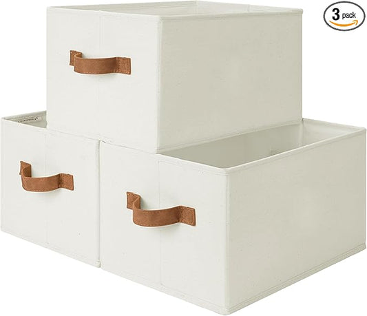 Closet Organizers and Storage Bins, Foldable Shelf Baskets