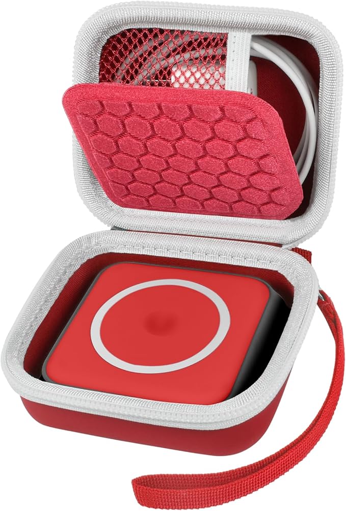 Hard Shell Travel Case for Foldable 3-in-1 Wireless Charger, Portable Storage Organizer for UCOMX/for Hicober/for Iseyyox/for LISEN Charging Station, Protective Bag for Cables & Adapters (Box Only)