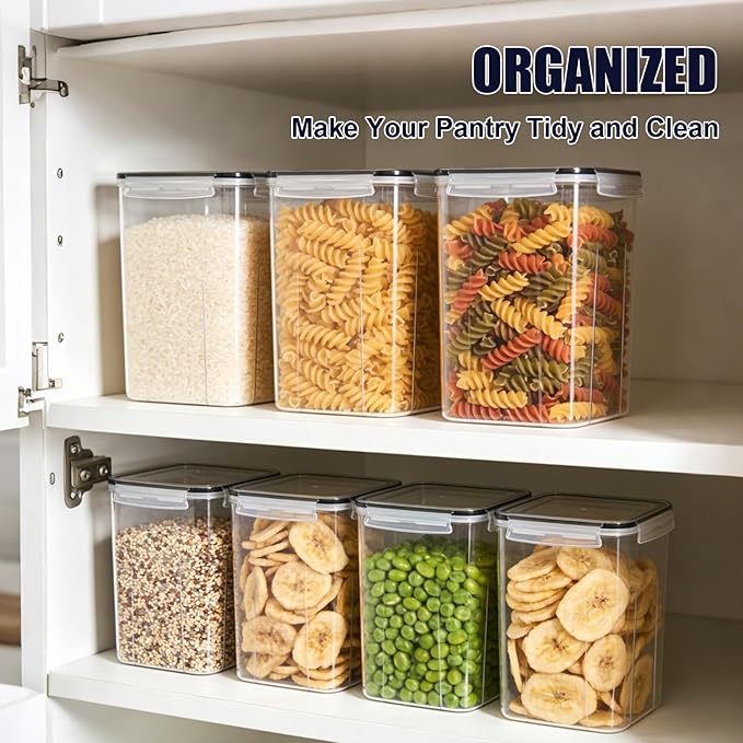 2 Pieces 6.5L / 220 oz Large Food Storage Containers