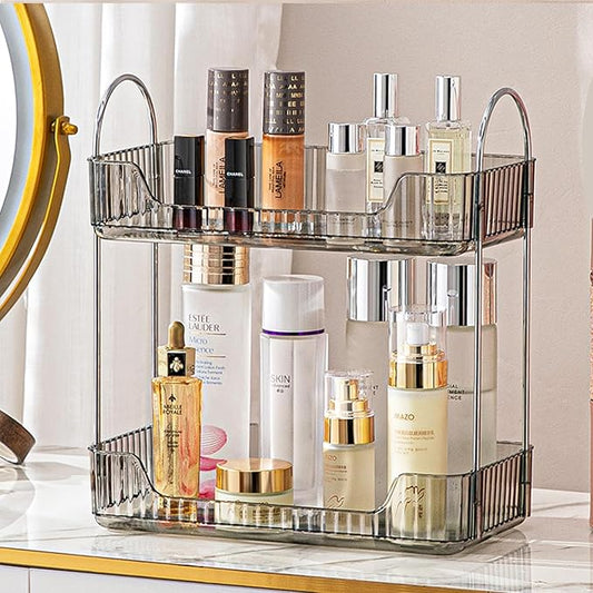 Bathroom Counter Organizer Countertop, Makeup Perfume Shelf Storage