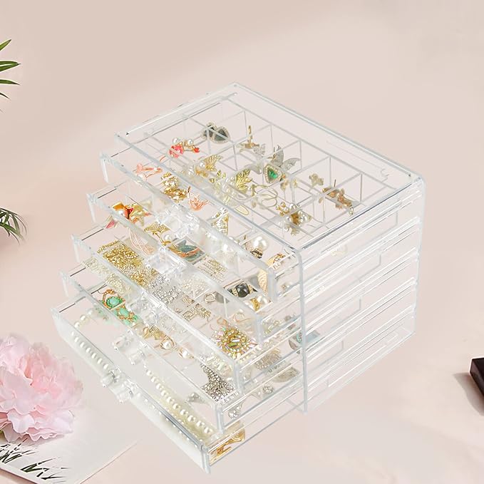 Clear Acrylic Jewelry Organizer