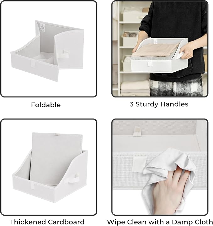 SAYS Closet Storage Bins, Clothes Organizer and Storage Bins