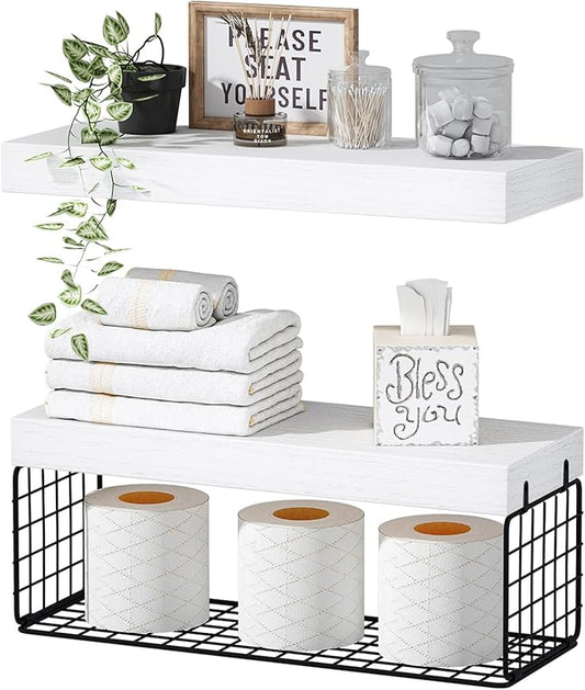 Bathroom Shelves Over Toilet, 019-WB2
