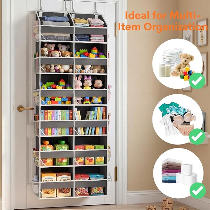 Over the Door Organizer 6 Tiers, Room storage