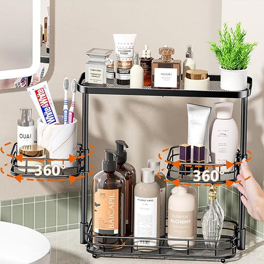 3 Tier Countertop Organizer, Metal Wire Vanity Organizer Storage