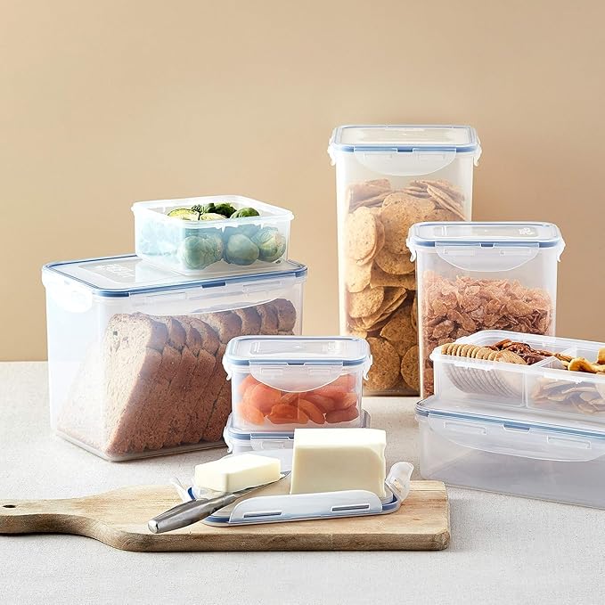 & LOCK Easy Essentials Food Storage lids/Airtight containers, BPA Free, 54 Ounce