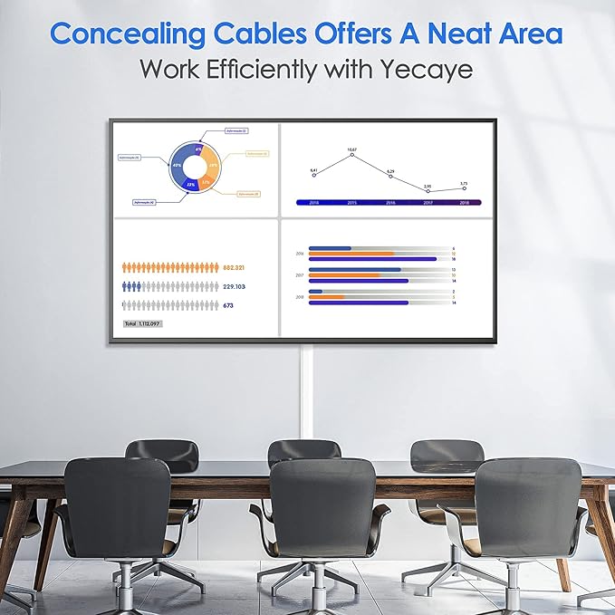 Cord Hider, 125In Cord Covers for Wall Mounted TV, White Cable Management Kit