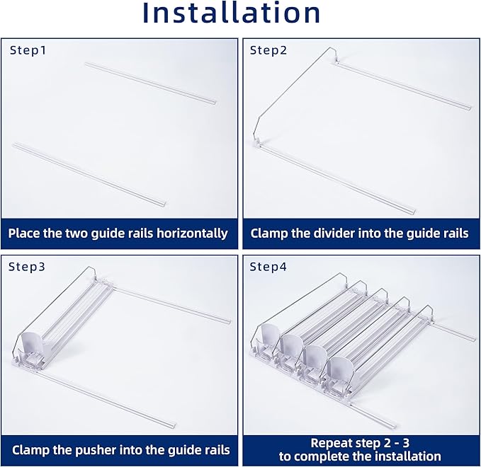 Drinks Organizer for Fridge and Pantry