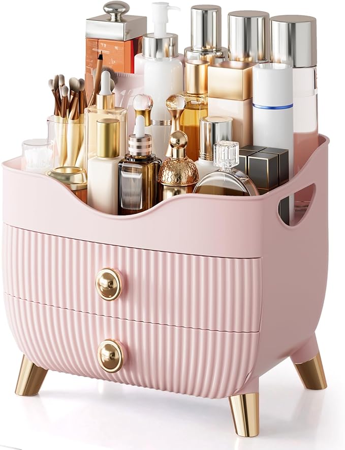 Makeup Organizer Countertop, Pink